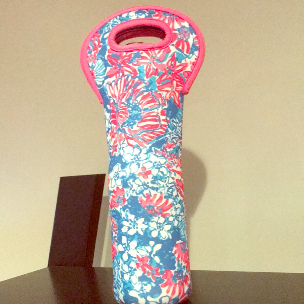 Lilly Pulitzer wine tote